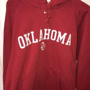 NWOT red Nike OU hoodie!